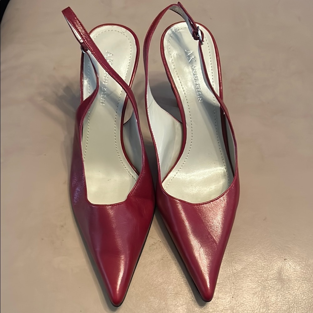 Anne Klein Women's Red Slingback Heels